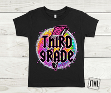 Load image into Gallery viewer, Tie Dye Lightning Teacher & Grades- All Sizes
