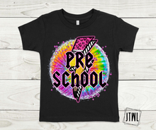 Load image into Gallery viewer, Tie Dye Lightning Teacher & Grades- All Sizes