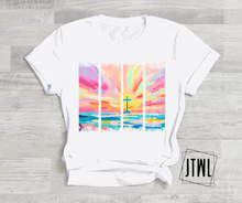 Load image into Gallery viewer, Matthew 18:20; For Where Two Or Three Gather In My Name, There I Am With Them- All Sizes: Choose Your Tee Color