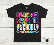 Load image into Gallery viewer, Back To School Rainbow or Orange & Black- All Sizes