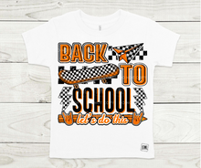 Load image into Gallery viewer, Back To School Rainbow or Orange & Black- All Sizes
