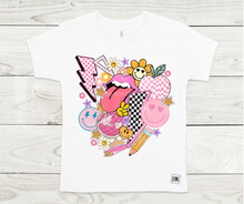 Load image into Gallery viewer, Retro Collage Teacher & Grades- All Sizes