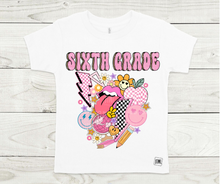 Load image into Gallery viewer, Retro Collage Teacher & Grades- All Sizes