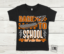 Load image into Gallery viewer, Back To School Rainbow or Orange & Black- All Sizes