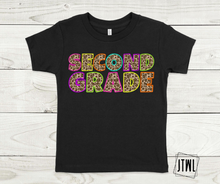 Load image into Gallery viewer, Rainbow Leopard Teacher & Grades- All Sizes