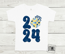 Load image into Gallery viewer, Happy New Year: Navy- All Sizes