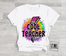 Load image into Gallery viewer, Tie Dye Lightning Teacher & Grades- All Sizes