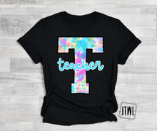 Load image into Gallery viewer, Pastel Tie Dye Grades & Teacher- All Sizes