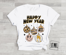 Load image into Gallery viewer, Happy New Year With Ornaments- All Sizes
