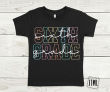 Load image into Gallery viewer, Rainbow Outline Grades- All Sizes