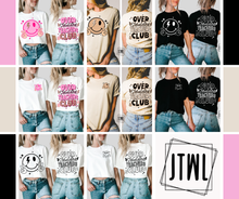 Load image into Gallery viewer, Overstimulated Teachers Club: Front & Back- Adult