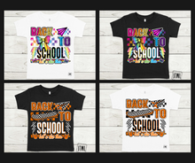Load image into Gallery viewer, Back To School Rainbow or Orange & Black- All Sizes