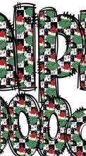 Load image into Gallery viewer, Custom Checkered Mean One Name Tee- Infant/ Toddler/ Youth