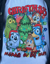 Load image into Gallery viewer, Christmas Means More: Green Guy Blue Dog- All Sizes