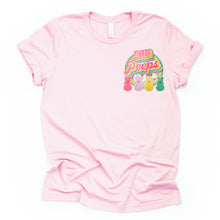 Load image into Gallery viewer, Hello Peeps Pocket- Adult (choose your favorite color tee)
