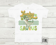 Load image into Gallery viewer, Lucky Saurus Green- All Sizes
