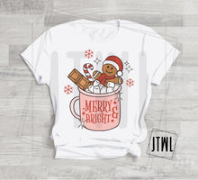 Load image into Gallery viewer, Merry & Bright Gingerbread DTF- All Sizes
