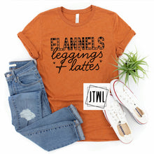 Load image into Gallery viewer, Flannels, Leggings & Lattes- Adult