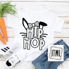 Load image into Gallery viewer, Hip Hop Bow Coloring Tee: Perfect For Easter Baskets!- Toddler/ Youth