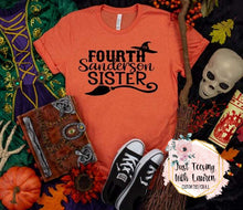 Load image into Gallery viewer, Fourth Sanderson Sister- Black Print- Toddler/Youth
