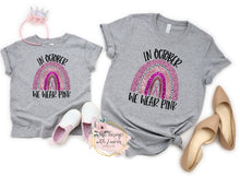 Load image into Gallery viewer, In October We Wear Pink- Toddler/Youth
