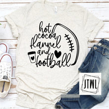 Load image into Gallery viewer, Hot Cocoa, Flannel & Football- Adult