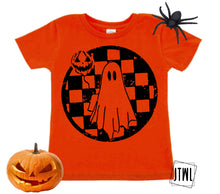 Load image into Gallery viewer, Checkered Ghost- Toddler/Youth