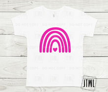 Load image into Gallery viewer, Pink Rainbow- Toddler/ Youth
