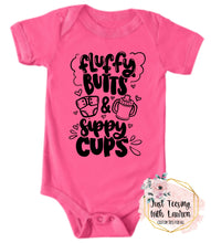 Load image into Gallery viewer, Fluffy Butts & Sippy Cups- Infant