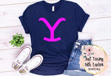 Load image into Gallery viewer, Pink Yellowstone Brand