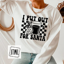Load image into Gallery viewer, I Put Out For Santa- Adult