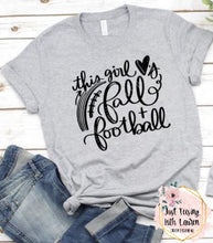 Load image into Gallery viewer, This Girl Loves Fall & Football- Adult