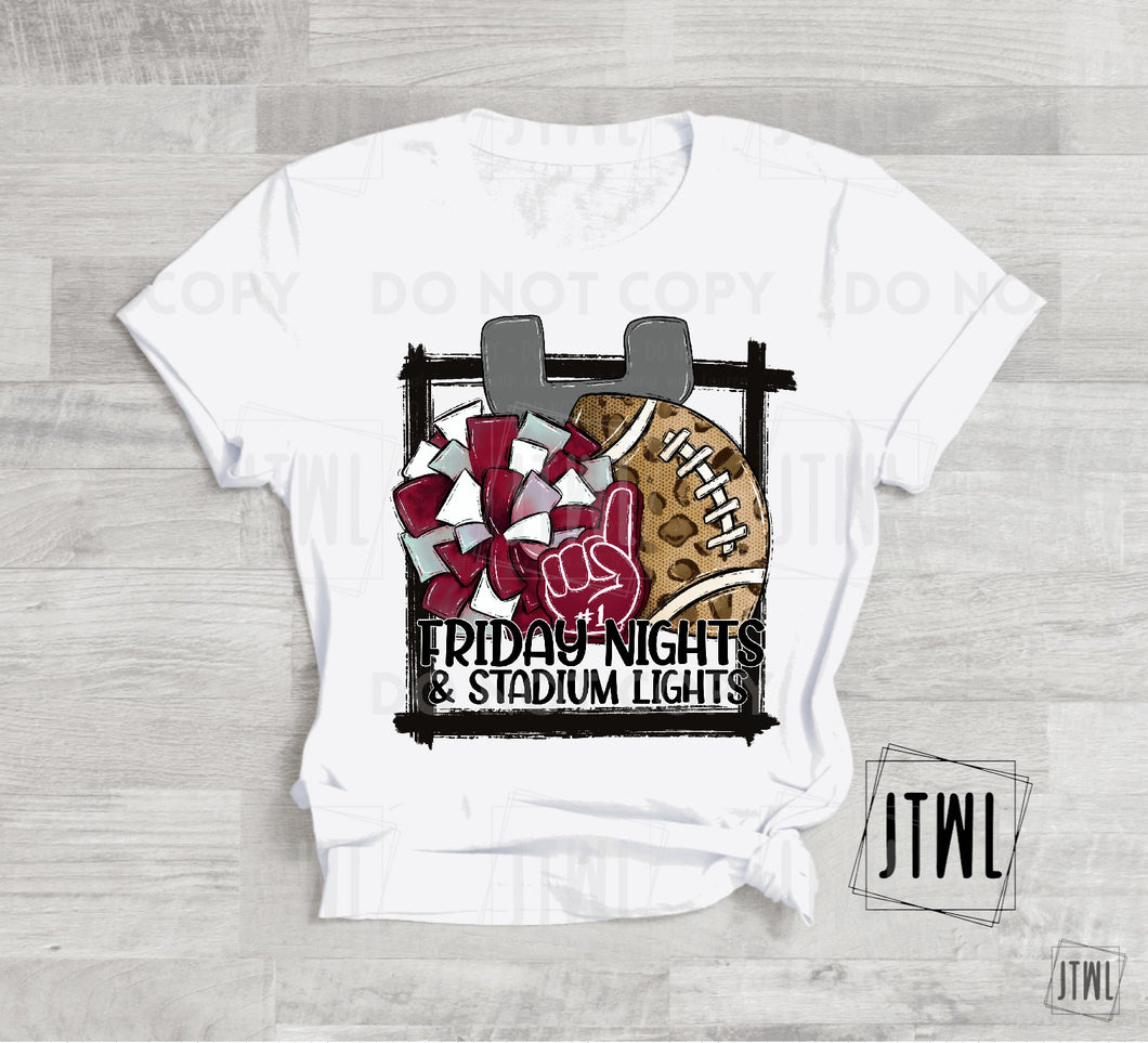 Friday Nights & Stadium Lights- All Sizes