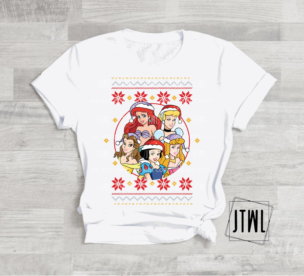 Christmas Princesses- All Sizes