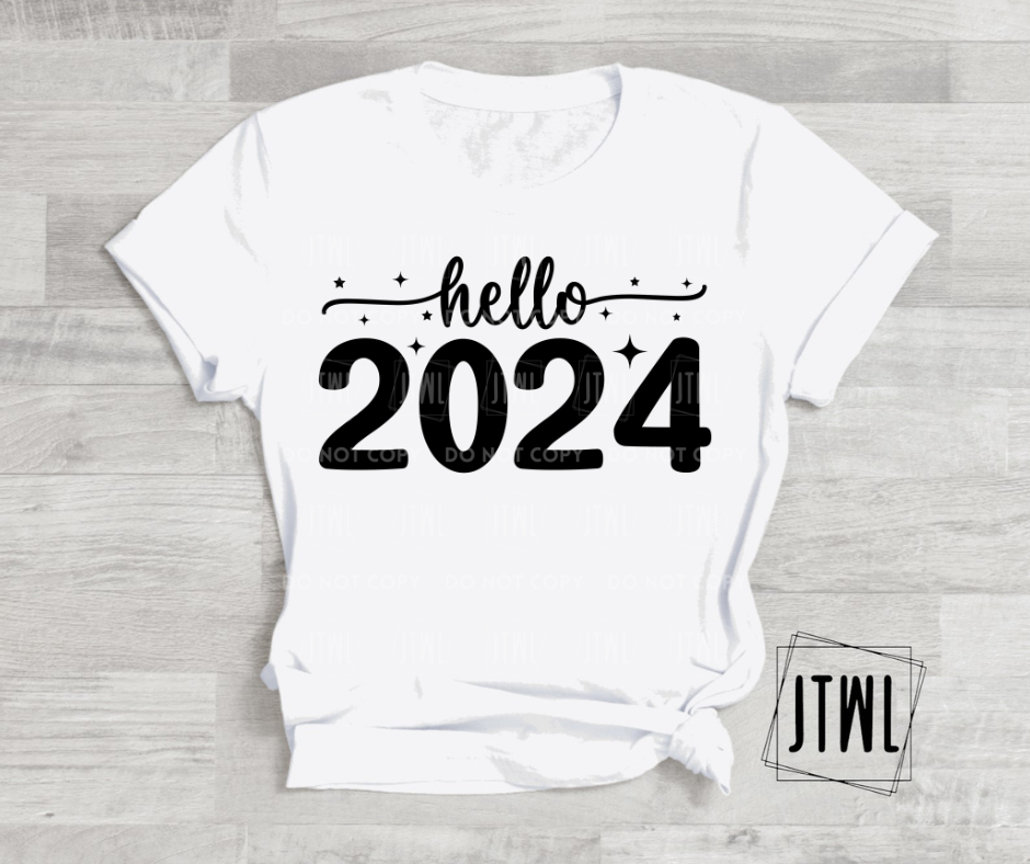 Hello 2024- All Sizes