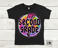 Load image into Gallery viewer, Tie Dye Lightning Teacher &amp; Grades- All Sizes
