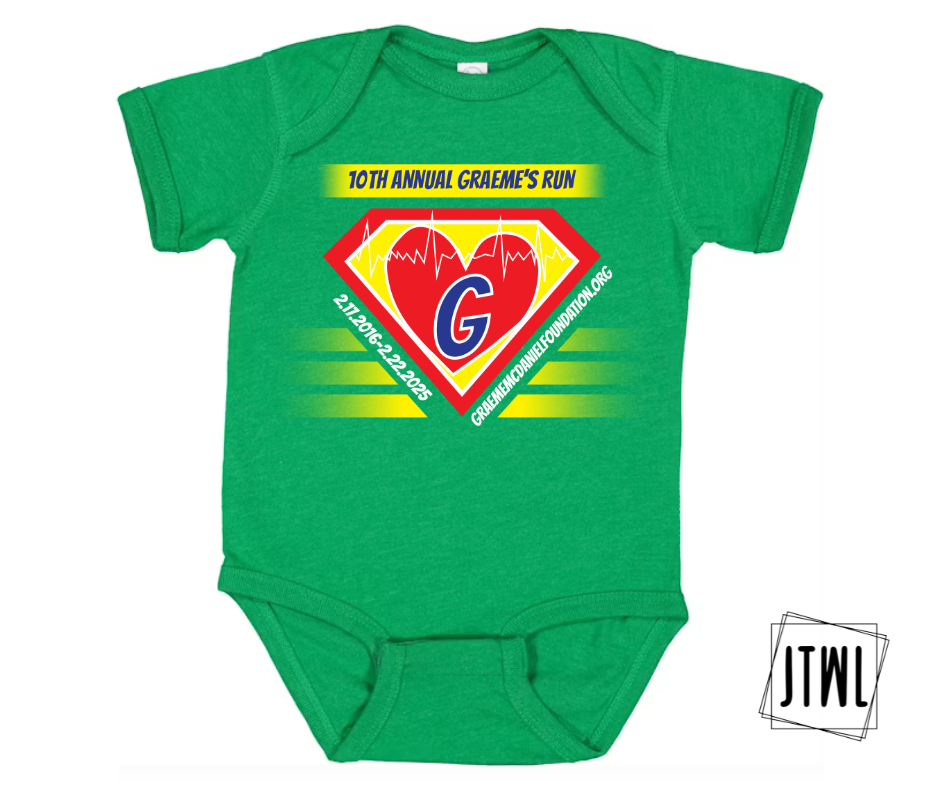 Graeme's Run 2025 Infant Onesie & Tee