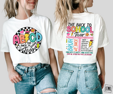 Load image into Gallery viewer, Back To School Tour: Front &amp; Back- Adult
