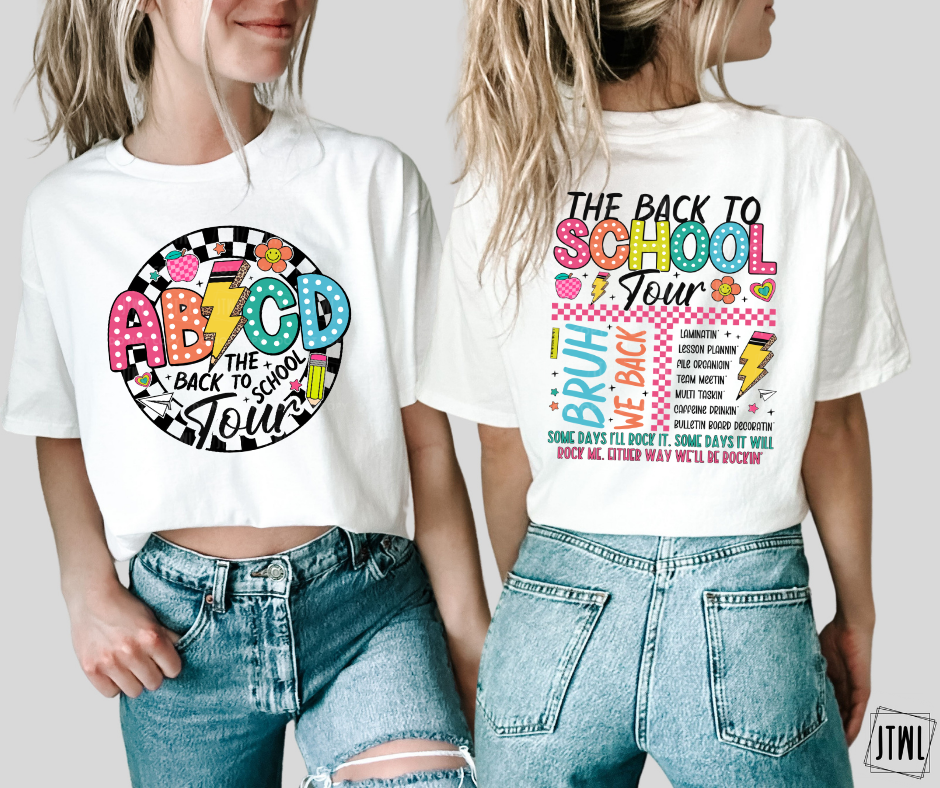 Back To School Tour: Front & Back- Adult