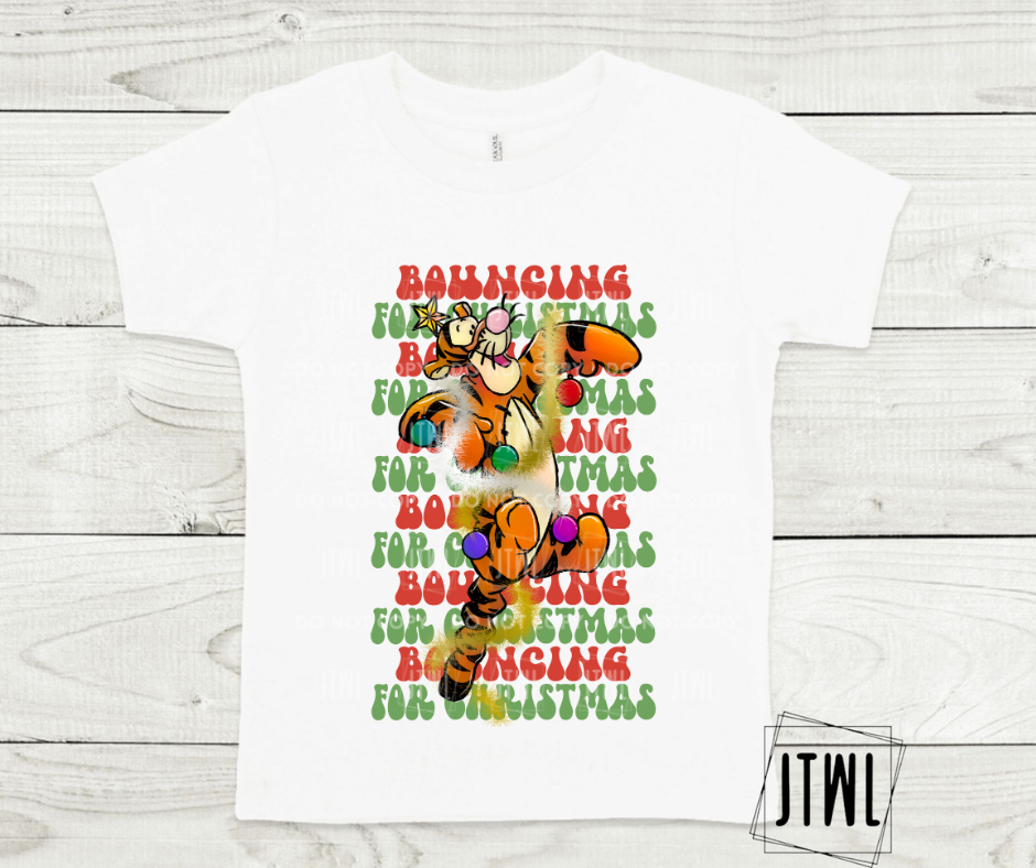 Bouncing For Christmas- All Sizes