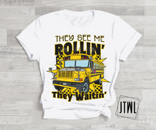 Load image into Gallery viewer, They See Me Rollin&#39; School Bus Driver- Adult
