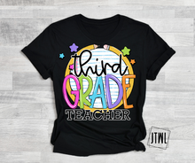 Load image into Gallery viewer, Teacher &amp; School Staff Neon Pencils- Adult
