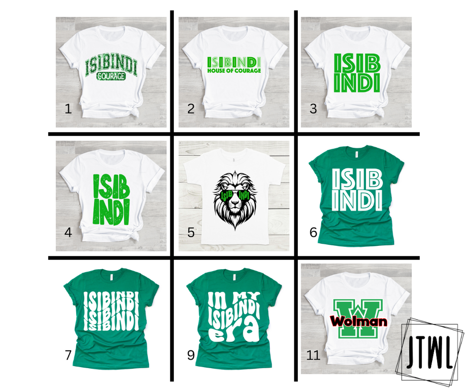House of Isibindi: Choose Your Design- All Sizes