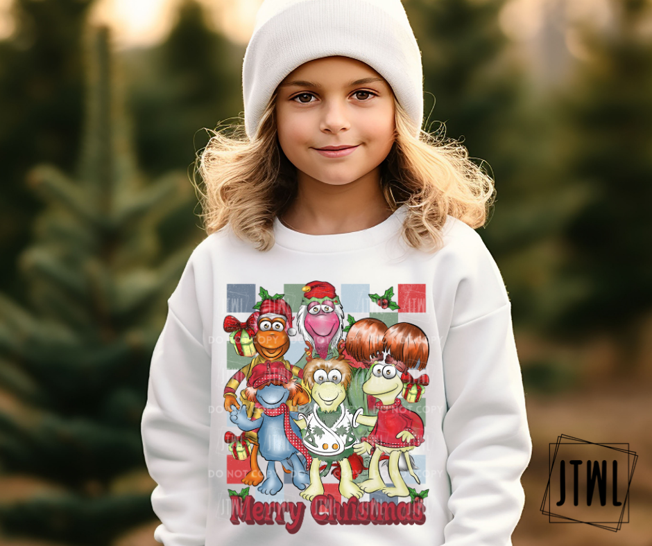 Fraggle Merry Christmas- All Sizes