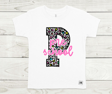 Load image into Gallery viewer, Rainbow &amp; Black Leopard Teacher and Grades- All Sizes
