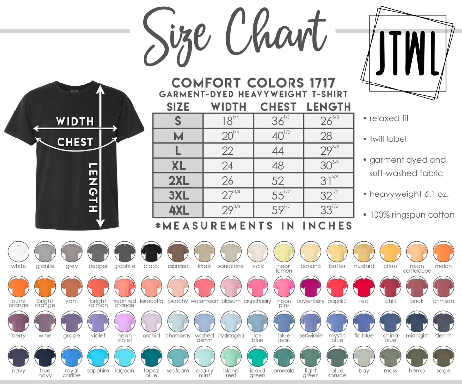 UPGRADE YOUR TEE: ADULT Comfort Colors Unisex Short Sleeve Tee
