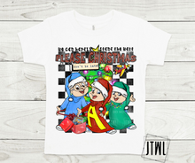 Load image into Gallery viewer, Christmas Don&#39;t Be Late Chipmunks- All Sizes

