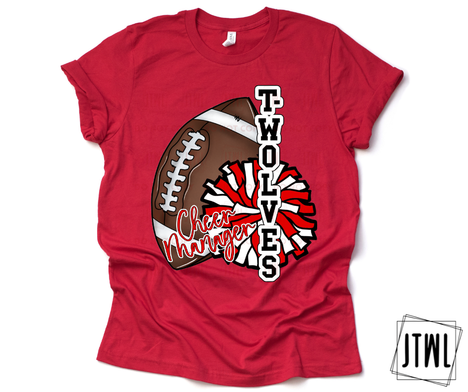 Mandi H. Football/ Cheer Tees