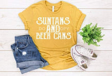 Load image into Gallery viewer, Suntans &amp; Beer Cans: BLACK Print- Adult
