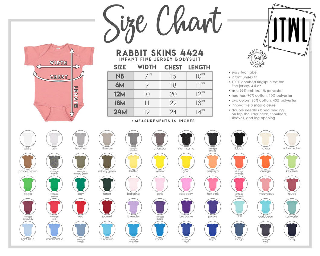 UPGRADE YOUR GARMENT- INFANT Short Sleeve Onesie